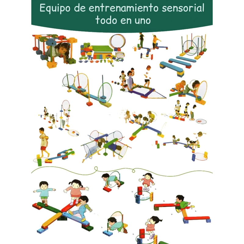 CIRCUITO PSICOMOTRIZ KIDSCOOL MONTESSORI 10 EN 1 - 6