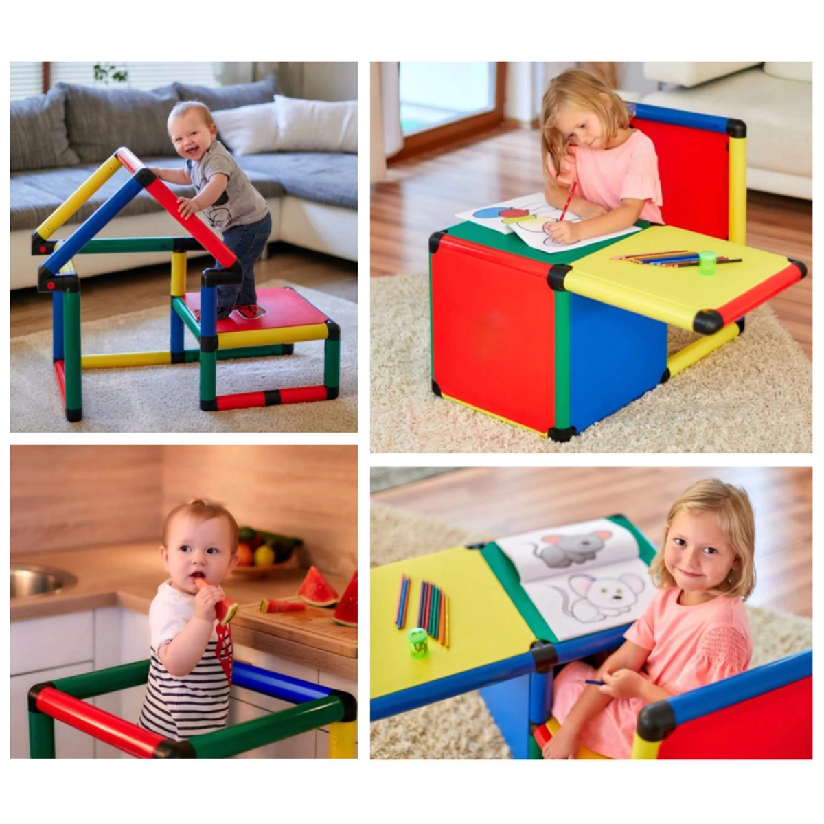 JUEGO MODULAR KIDSCOOL MONTESSORI 5 X 1 COLOR - 4