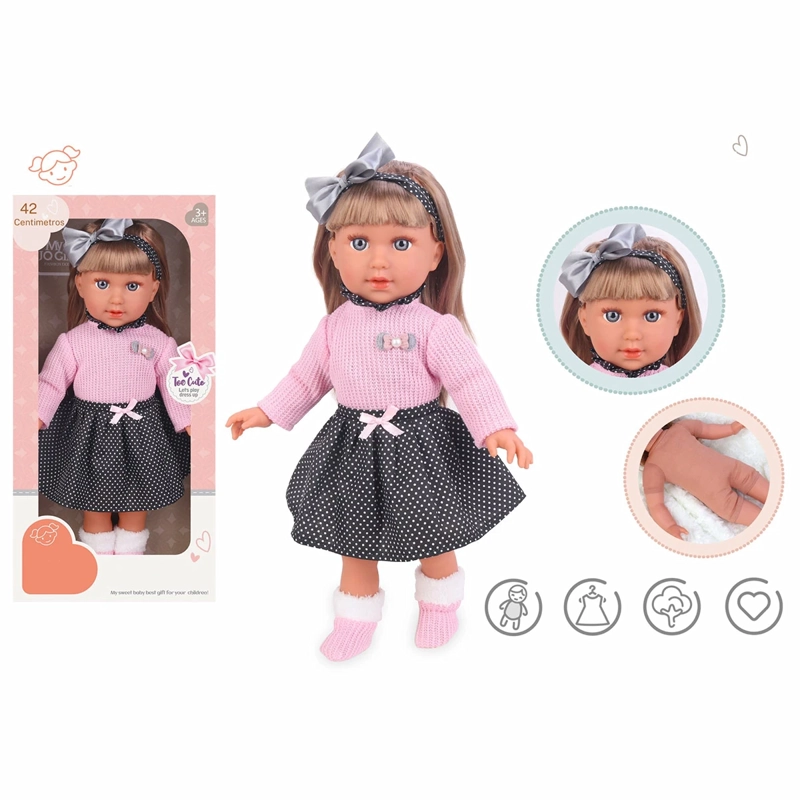 MUÑECA APEGO KIDSCOOL SOFY 40CM SUAVE - 4