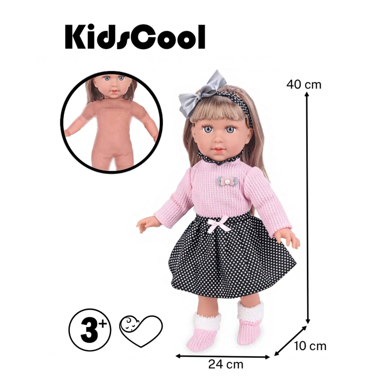MUÑECA APEGO KIDSCOOL SOFY 40CM SUAVE - 5