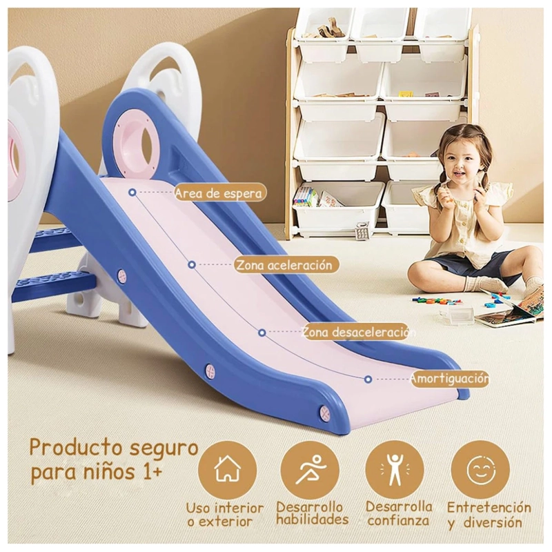 RESBALIN PLEGABLE KIDSCOOL ROSADO - 5