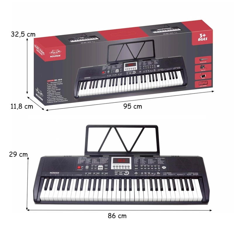 TECLADO ELECTRÓNICO KIDSCOOL PORTABLE 61 TECLAS - 5