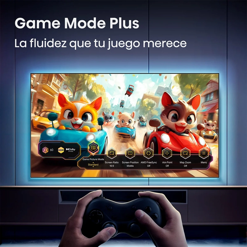 SMART TV HISENSE QLED MINI LED 4K UHD 75” 75U6ESV - 8