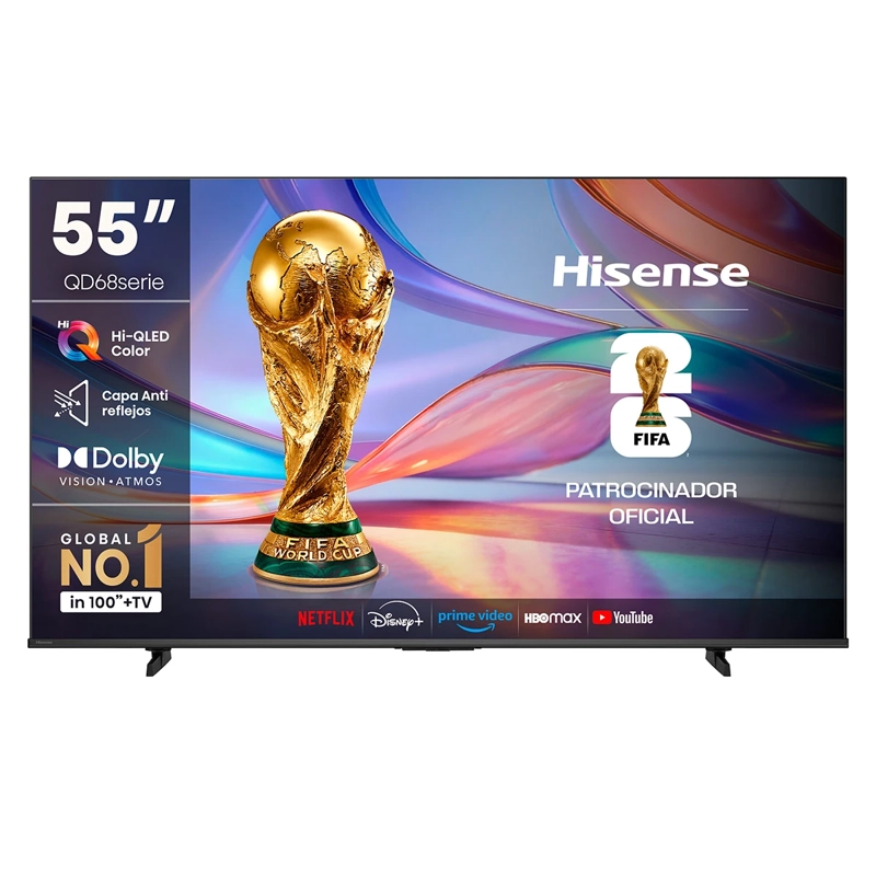 SMART TV HISENSE QLED 4K UHD 55” 55QD68SG - 2