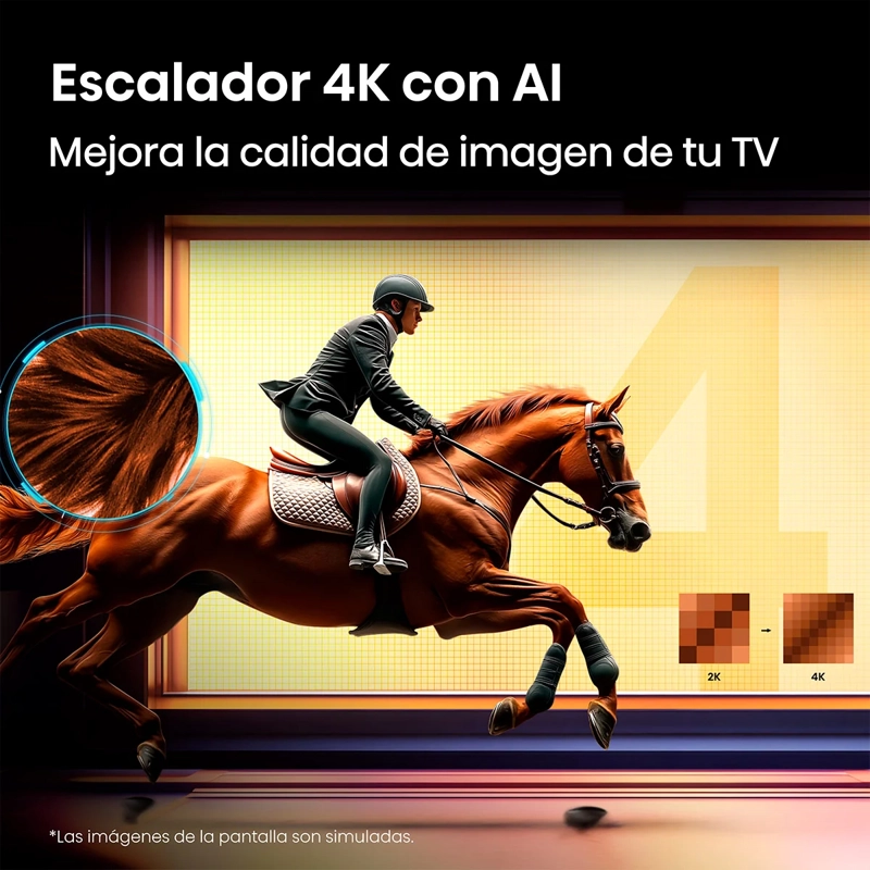 SMART TV HISENSE QLED 4K UHD 55” 55QD68SG - 8
