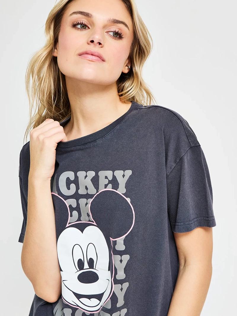 POLERA MUJER INDEX ALGODÓN MANGA CORTA MICKEY - 3