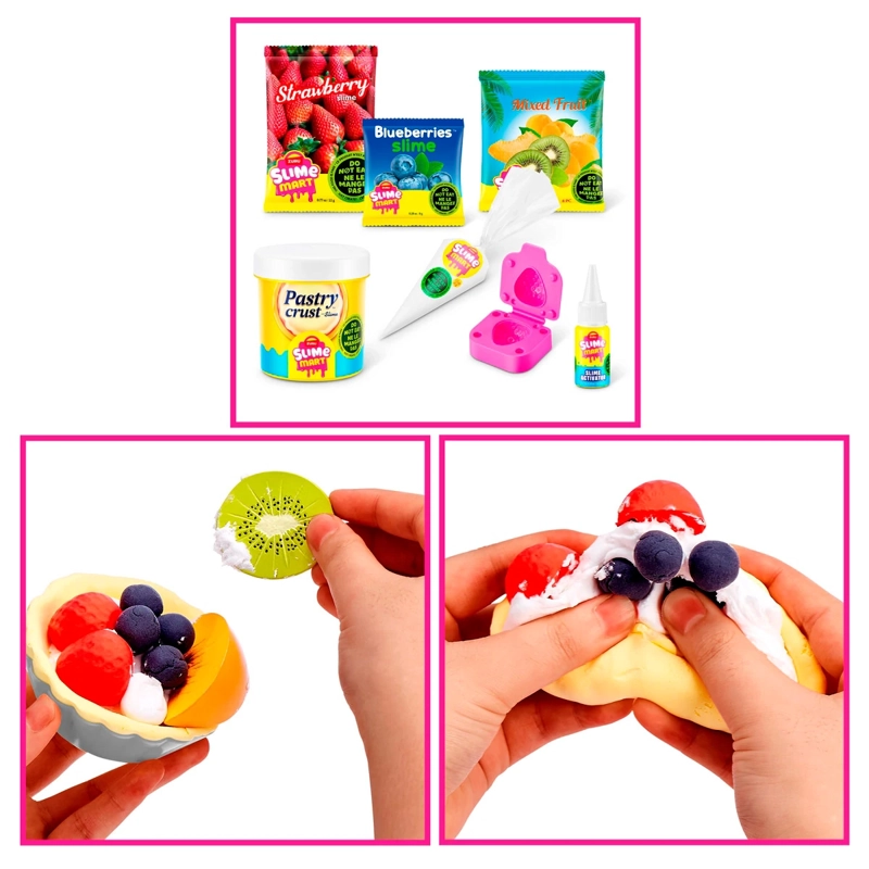 MASAS SLIME BOLSA DE COMPRA - TARTA DE FRUTAS - 7