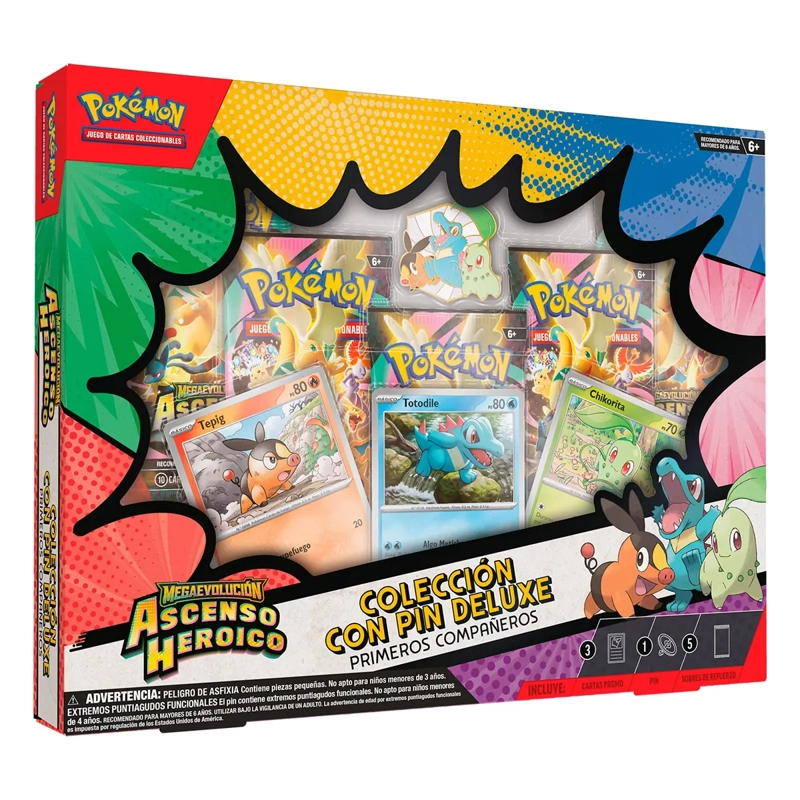 Pokémon Ascended Heroes Deluxe First Pin Collection (Español)