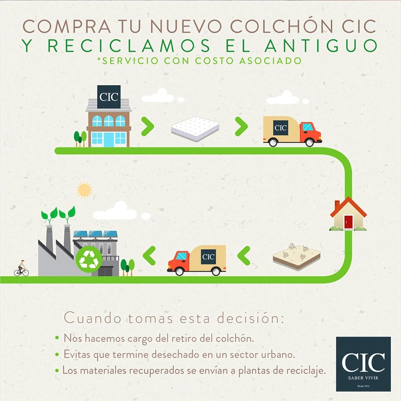 CAMA EUROPEA CIC SMART LITE 1 PLAZA GRIS - 7