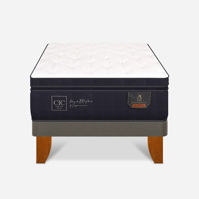 CAMA EUROPEA CIC SUPER PREMIUM 1.5 PLAZAS NEGRO - 2