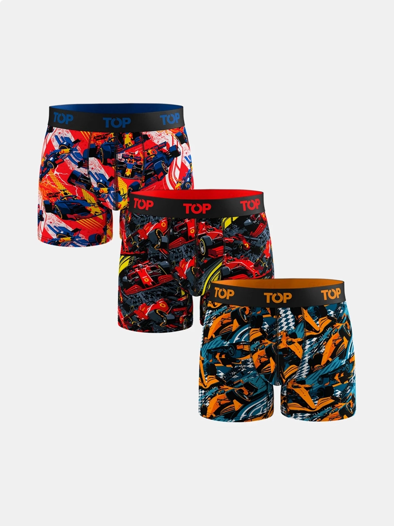 PACK X3 BÓXER HOMBRE TOP ALGODÓN  - 1