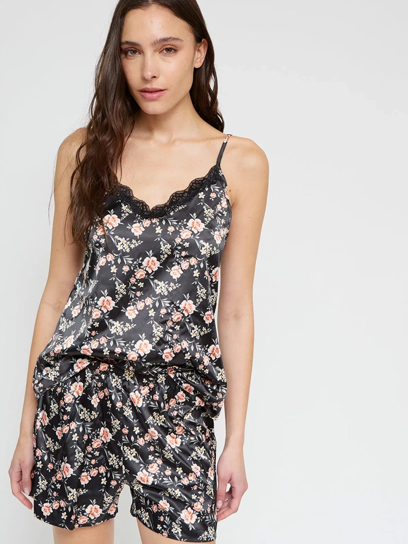 PIJAMA MUJER MARQUIS SATÍN PRINT - 4