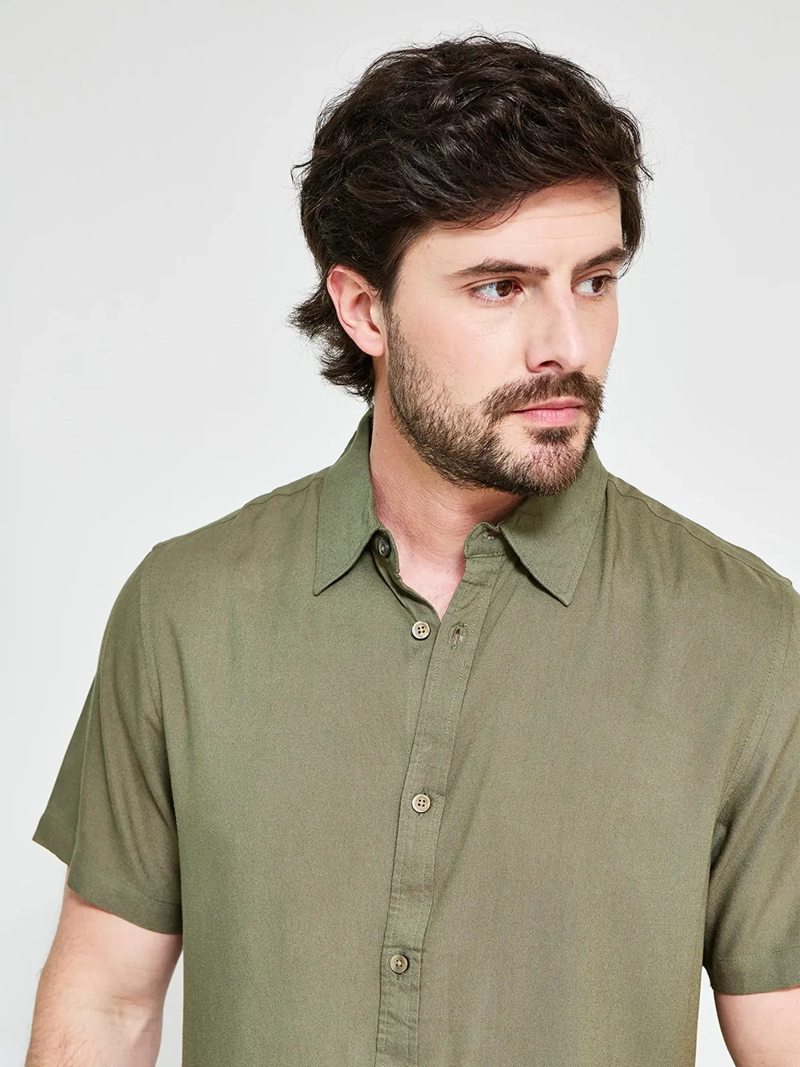 CAMISA HOMBRE KENNETH STEVENS MANGA CORTA - 3