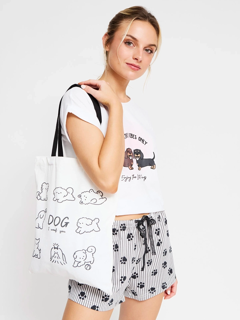 PIJAMA MUJER INDEX MANGA CORTA + CAJA DE REGALO - 3