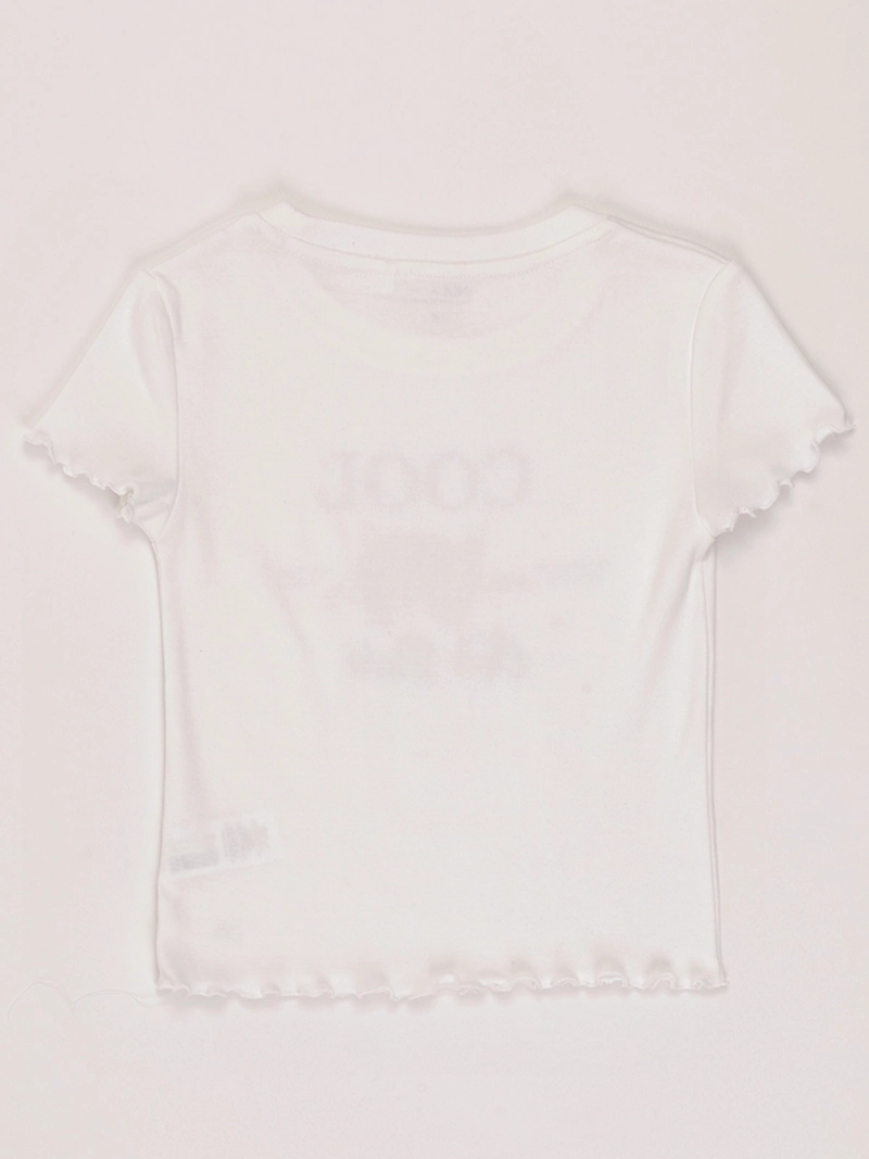 POLERA NIÑA INDEX TEEN ALGODÓN MANGA CORTA RIB ESTAMPADA - 2