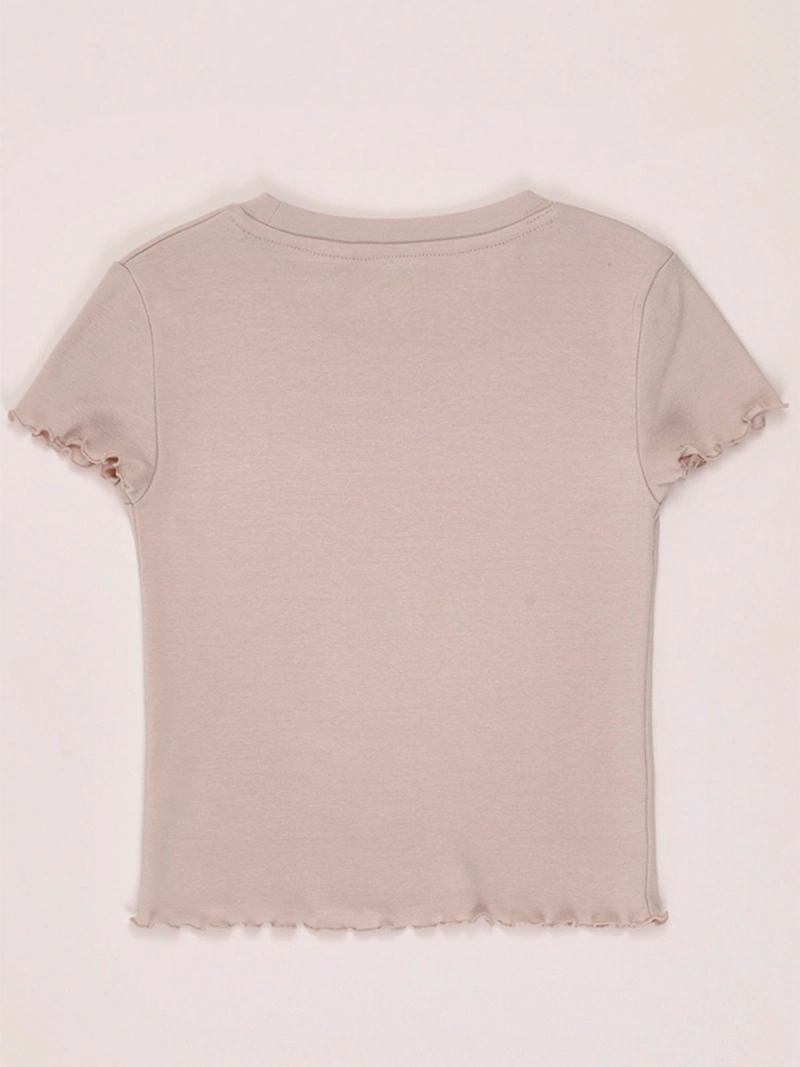 POLERA NIÑA INDEX TEEN ALGODÓN MANGA CORTA RIB ESTAMPADA - 4