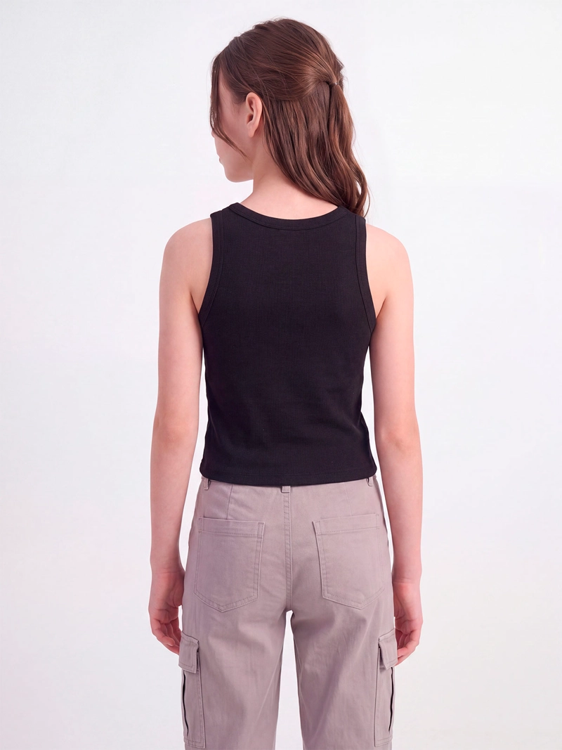 POLERA NIÑA INDEX TEEN ALGODÓN SIN MANGAS - 2