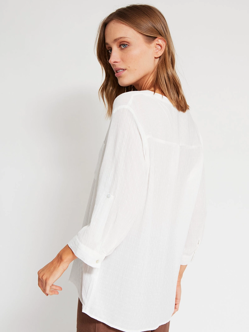 BLUSA MUJER AZIZ MANGA 3/4 MAO - 2