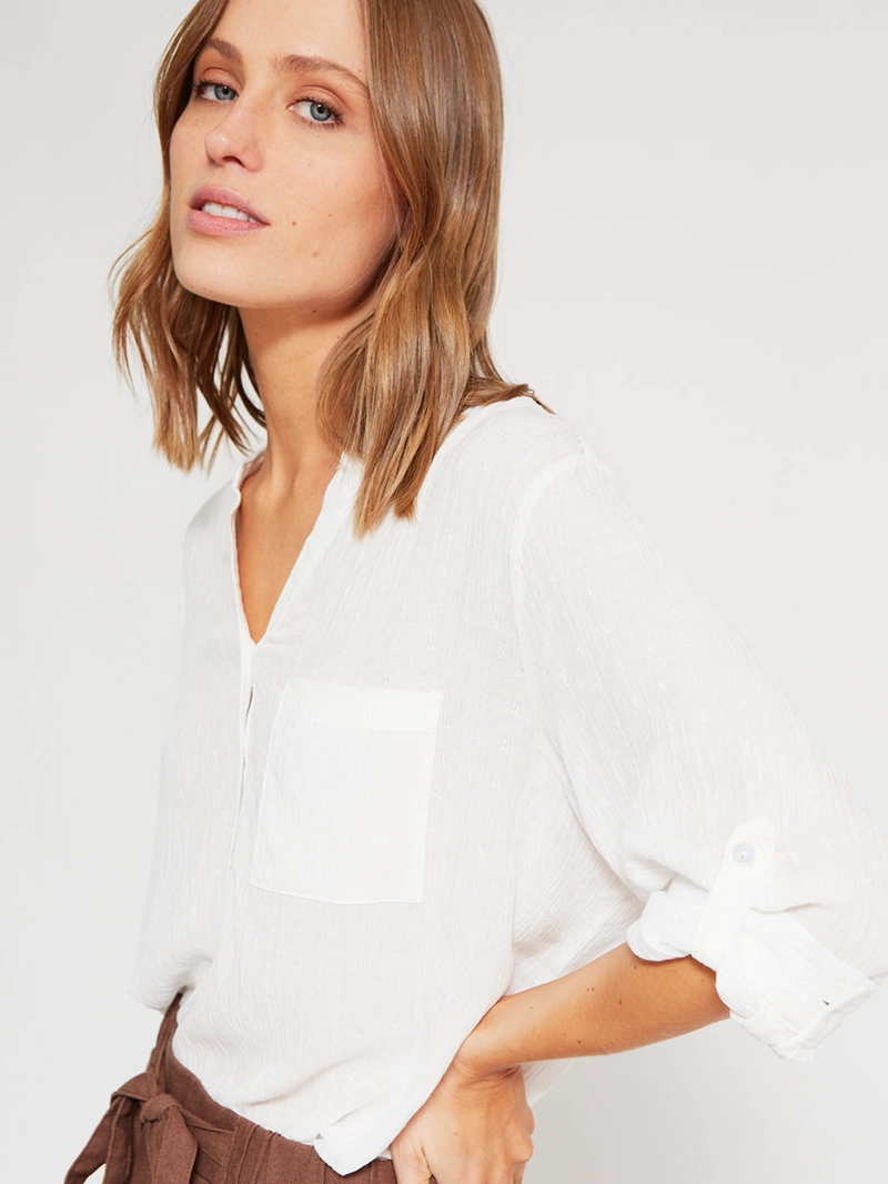 BLUSA MUJER AZIZ MANGA 3/4 MAO - 3