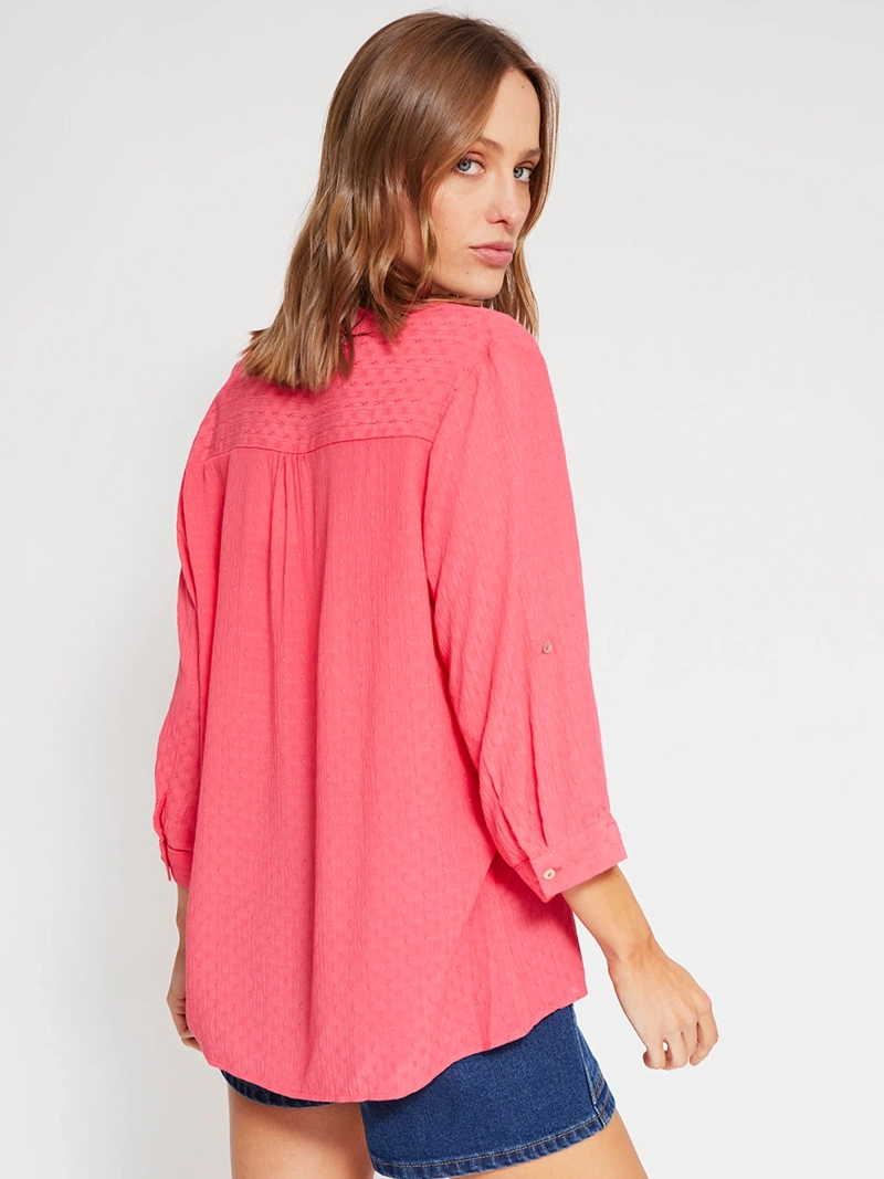 BLUSA MUJER AZIZ MANGA 3/4 MAO - 2