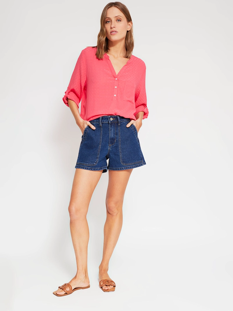 BLUSA MUJER AZIZ MANGA 3/4 MAO - 4