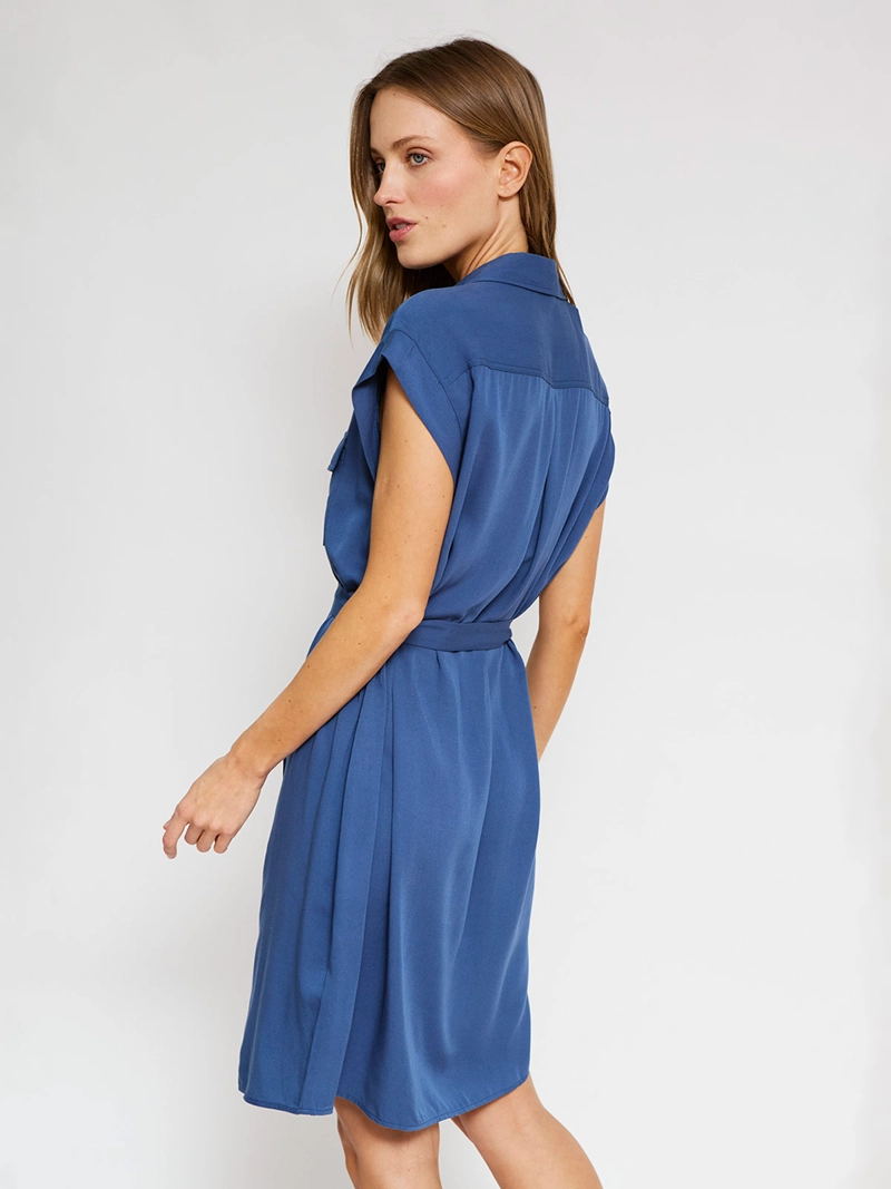 VESTIDO MUJER AZIZ CORTO CAMISERO - 3