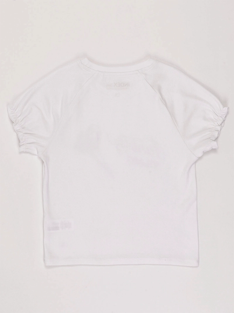 POLERA NIÑA INDEX TEEN ALGODÓN MANGA CORTA GLOBO - 2