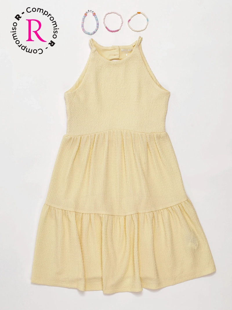 VESTIDO NIÑA HARVEST CORTO + PULSERAS - 1