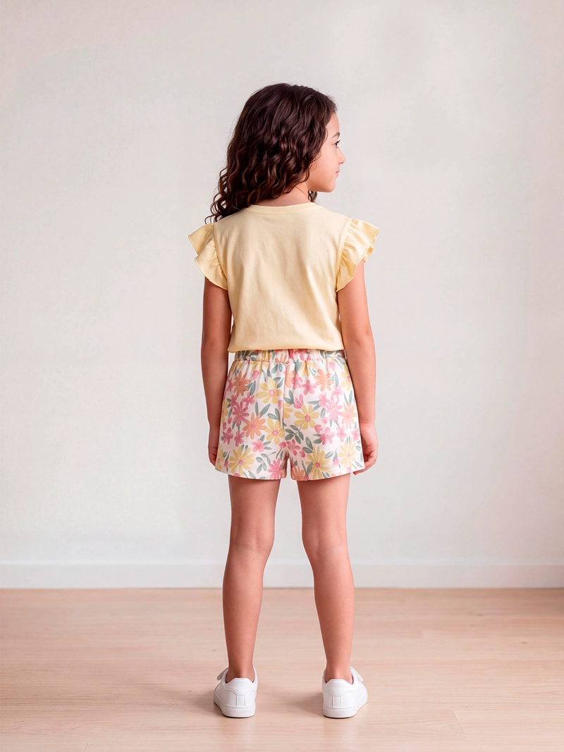 FALDA SHORT NIÑA HARVEST ALGODÓN  - 2