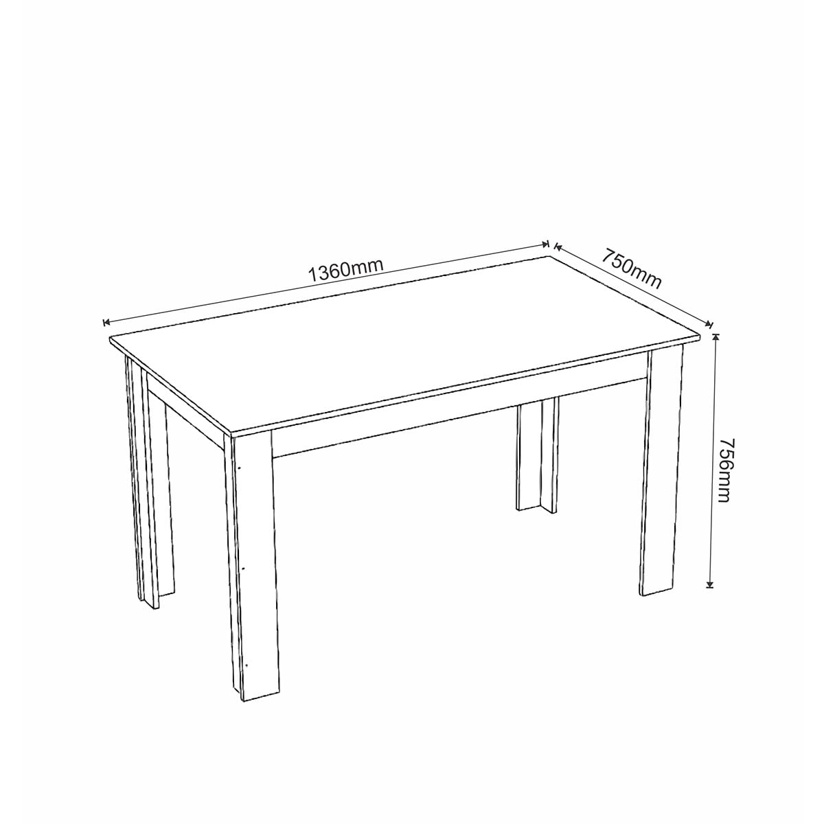 JUEGO DE COMEDOR ALTAVISION VIOLETA 6 SILLAS NEGRO/MIEL - 4