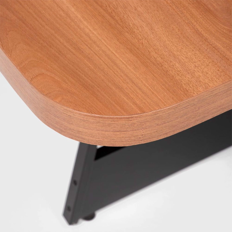 MESA COMEDOR ROCA RIO CANELA/NEGRO - 7