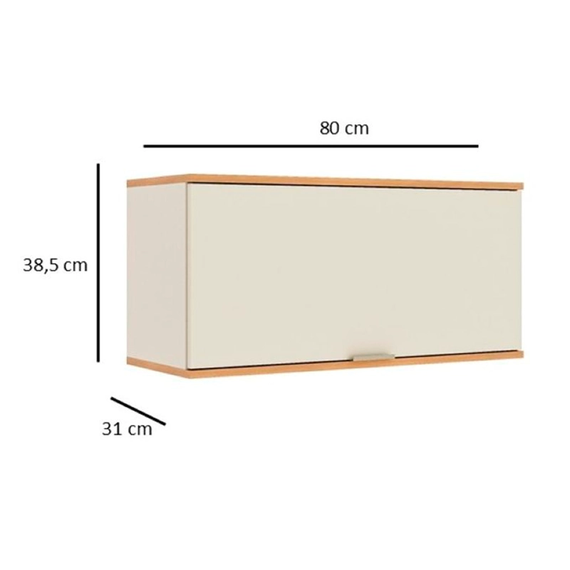 MUEBLE DE COCINA ROCA CASTAÑA 4 MÓDULOS CANELA/ARENA - 5