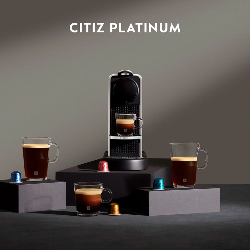 CAFETERA NESPRESSO CÁPSULA CITIZ PLATINUM - 6
