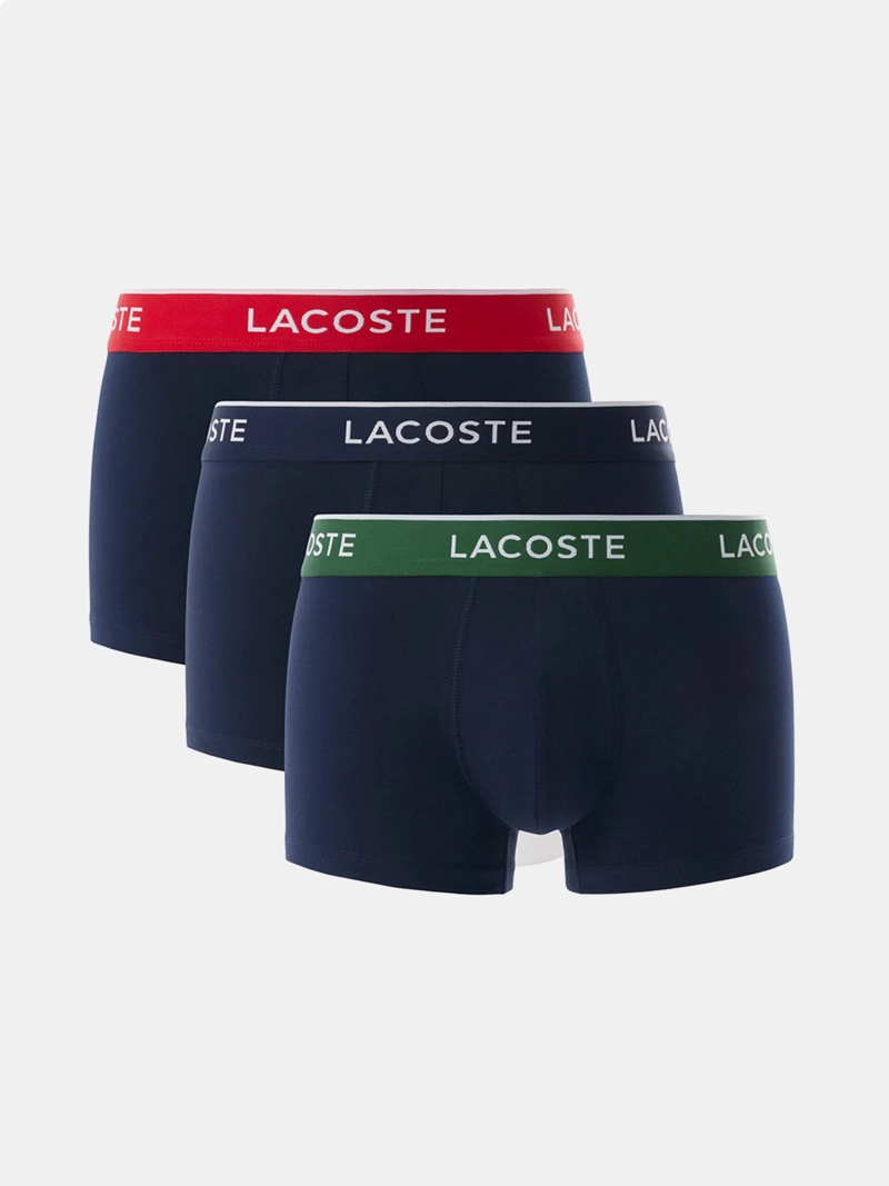PACK X3 BÓXER HOMBRE LACOSTE ALGODÓN  - 1