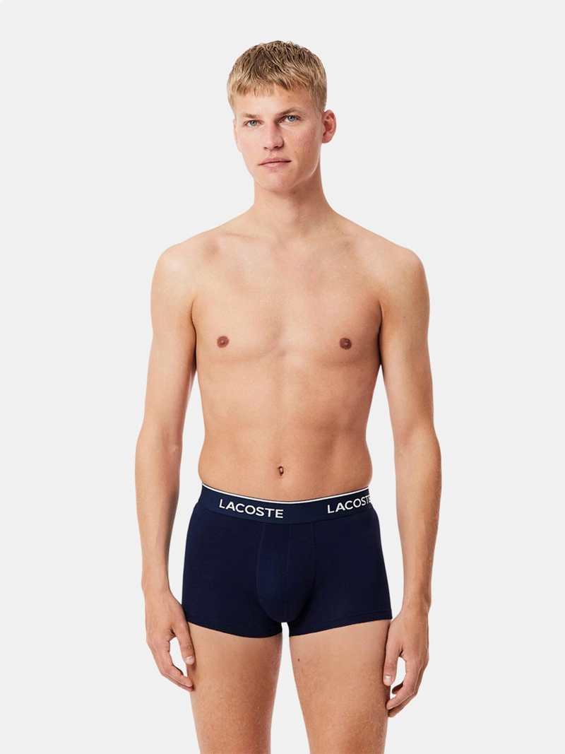 PACK X3 BÓXER HOMBRE LACOSTE ALGODÓN  - 2