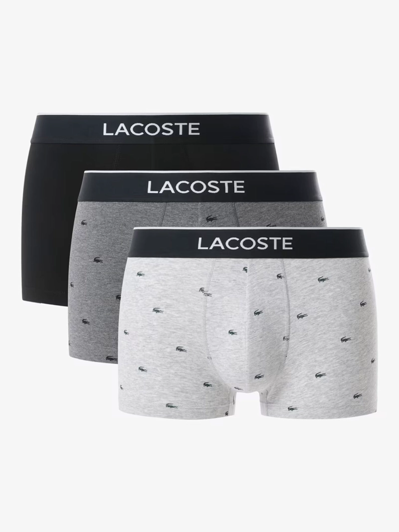 PACK X3 BÓXER HOMBRE LACOSTE REGULAR FIT - 1