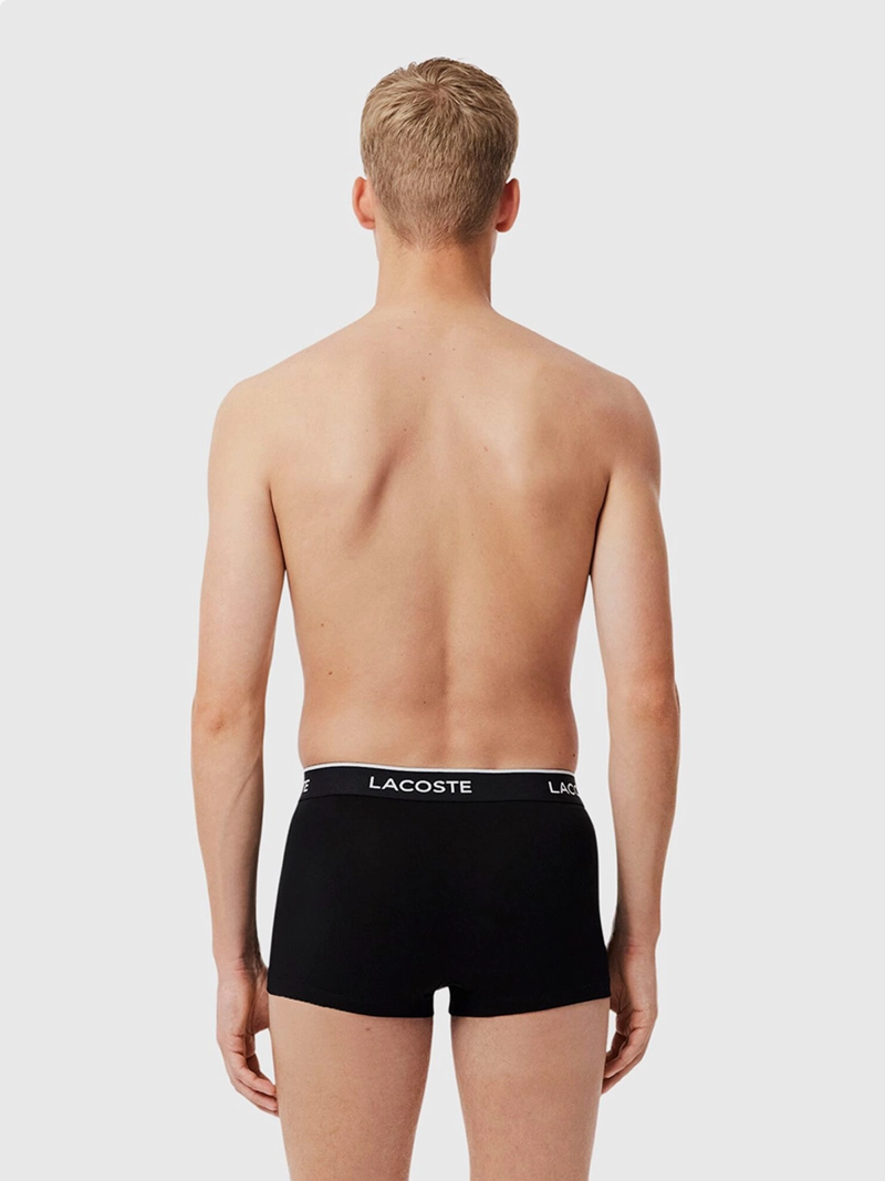 PACK X3 BÓXER HOMBRE LACOSTE ALGODÓN  - 3