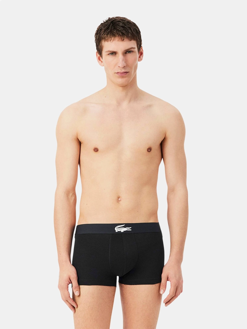 PACK X3 BÓXER HOMBRE LACOSTE ALGODÓN  - 2