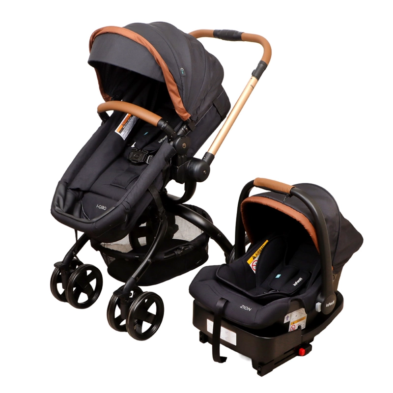 COCHE TRAVEL SYSTEM INFANTI I-GIRO 2G BLACK/GOLD - 1