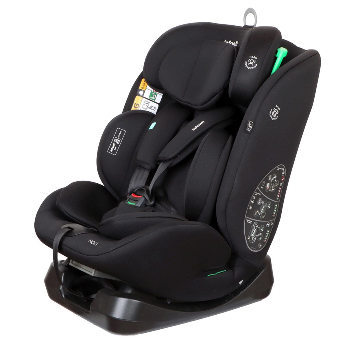SILLA AUTO INFANTI CONVERTIBLE NOLI BLACK - 3