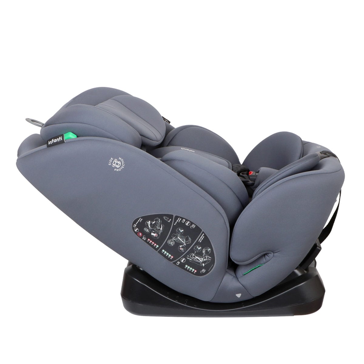 SILLA AUTO INFANTI CONVERTIBLE NOLI GREY - 5