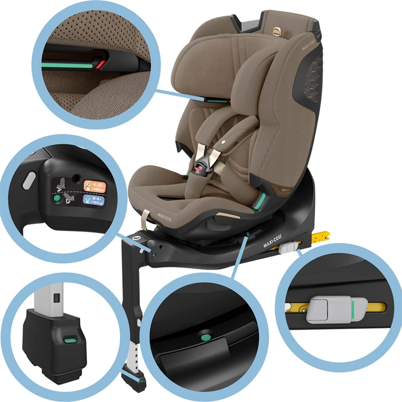 SILLA CONVERTIBLE MAXI-COSI EMERALD 360° PRO AUTHENTIC TRUFFLE - 7