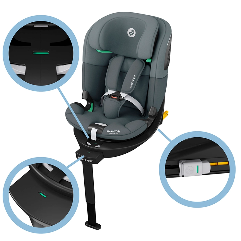SILLA DE AUTO CONVERTIBLE MAXI-COSI ESMERALD S TONAL GRAPHITE - 6
