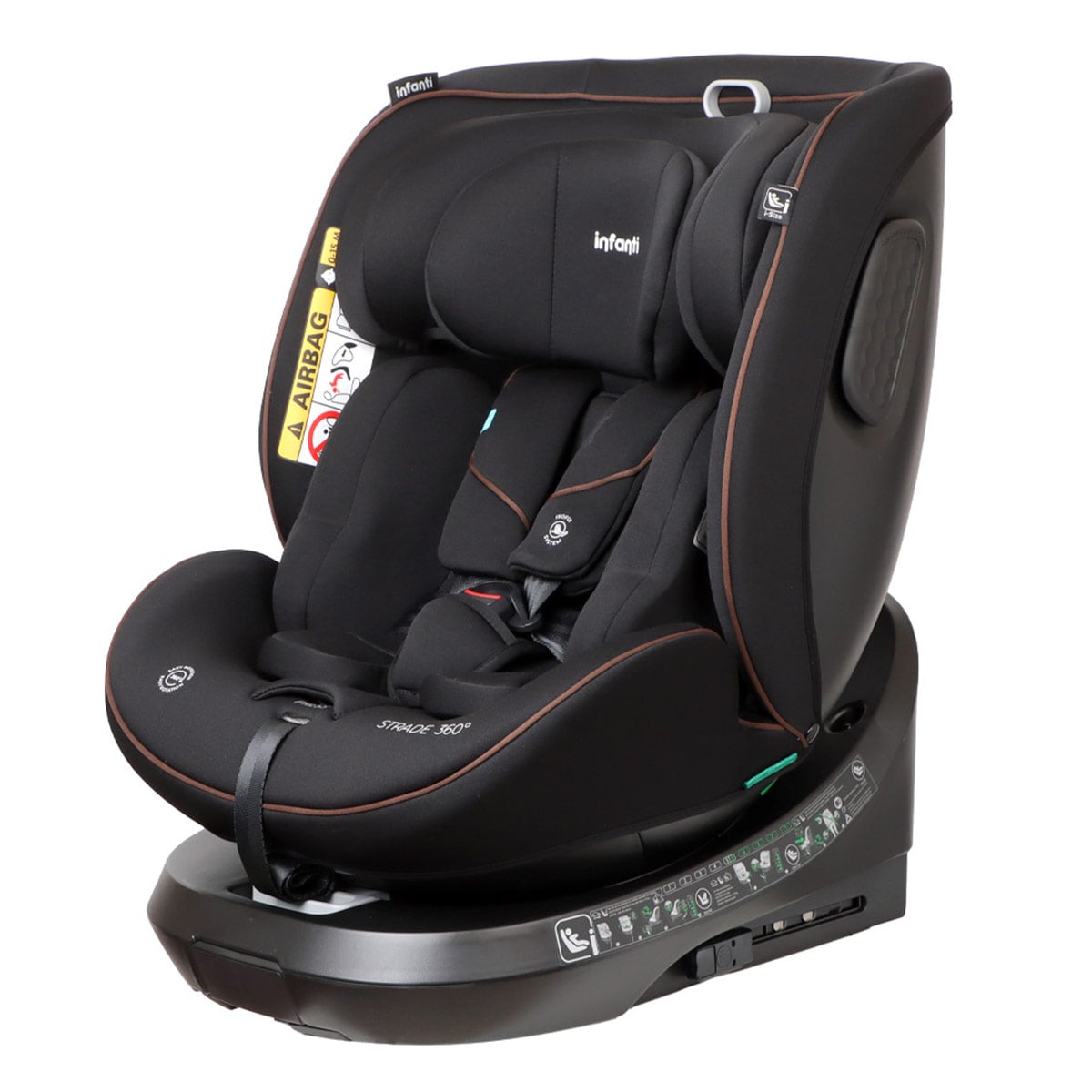 SILLA AUTO CONVERTIBLE INFANTI STRADE 360° BLACK - 3
