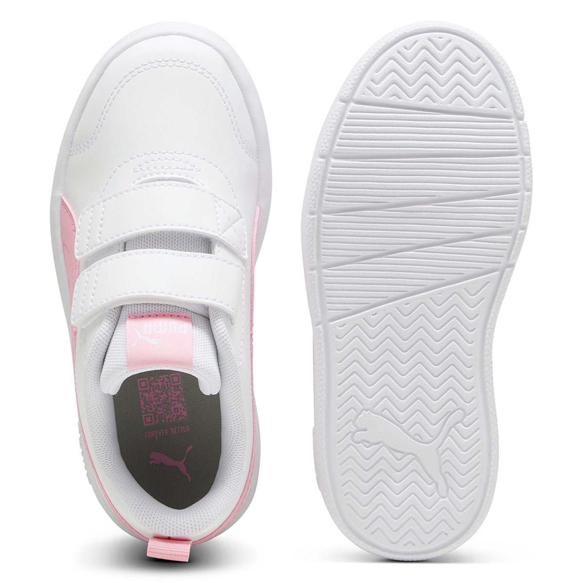 ZAPATILLAS NIÑO PUMA CASUALES BLANCO COURTFLEX - 4