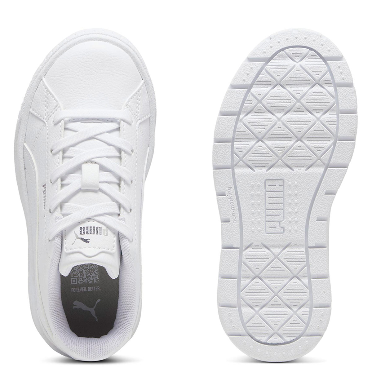 ZAPATILLAS NIÑA PUMA CASUALES BLANCO KARMEN II PS - 4