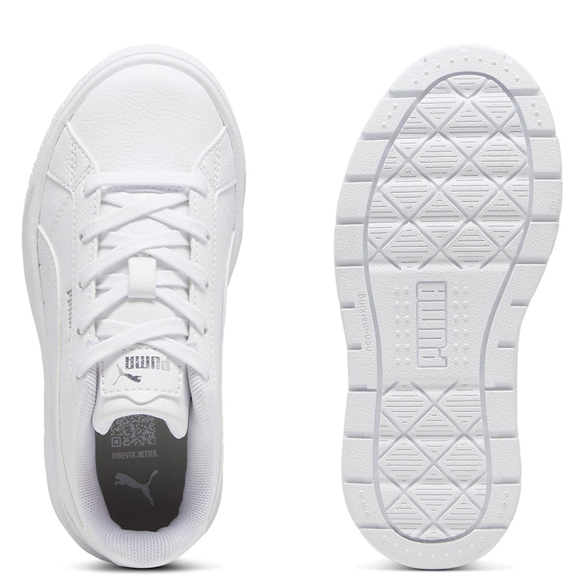 ZAPATILLAS NIÑA PUMA CASUALES BLANCO KARMEN II PS - 4