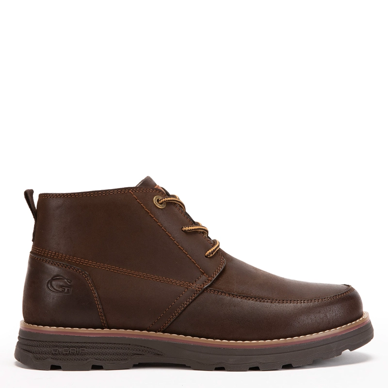 BOTINES HOMBRE GUANTE CAFÉ RODEO CUERO - 1