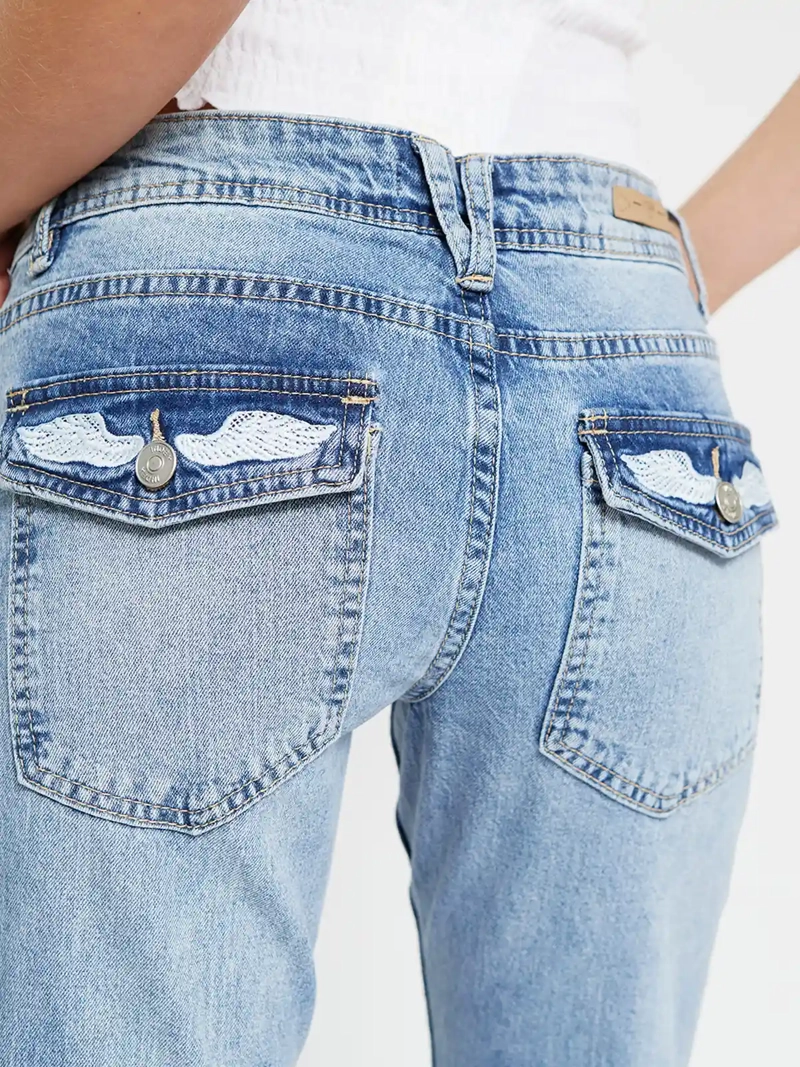 JEANS MUJER INDEX ALGODÓN FLARE - 4