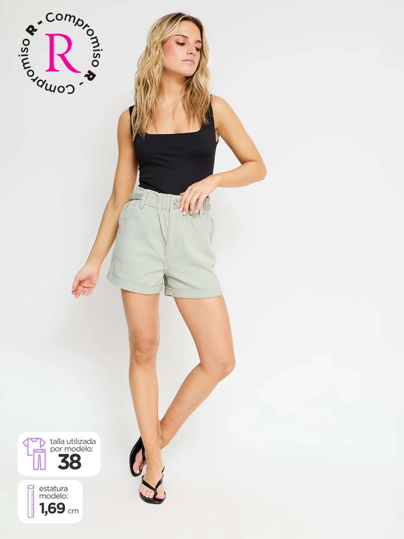SHORT MUJER INDEX ALGODÓN